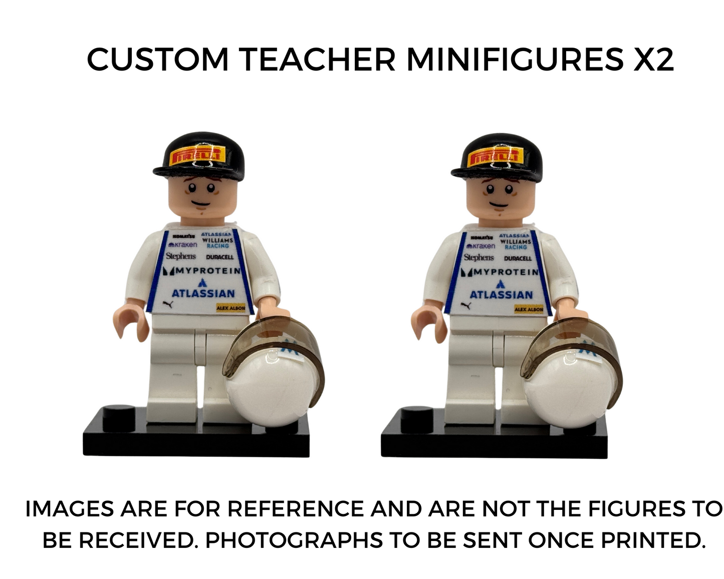 Custom Teacher Minifigures x2