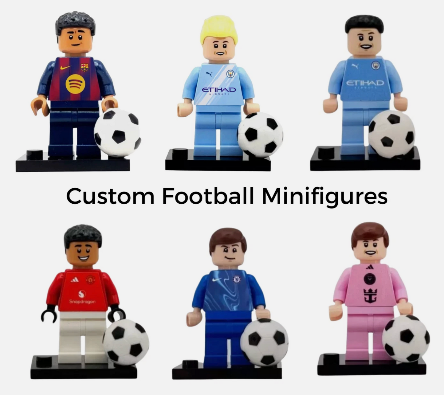 Custom Lego Minifigure - Football